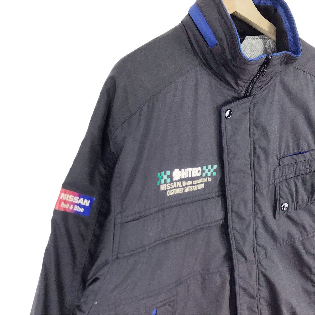 Sports Specialties × Vintage Vintage Nissan Racing Team Bomber Jacket Size US L / EU 52-54 / 3 - 3 Thumbnail