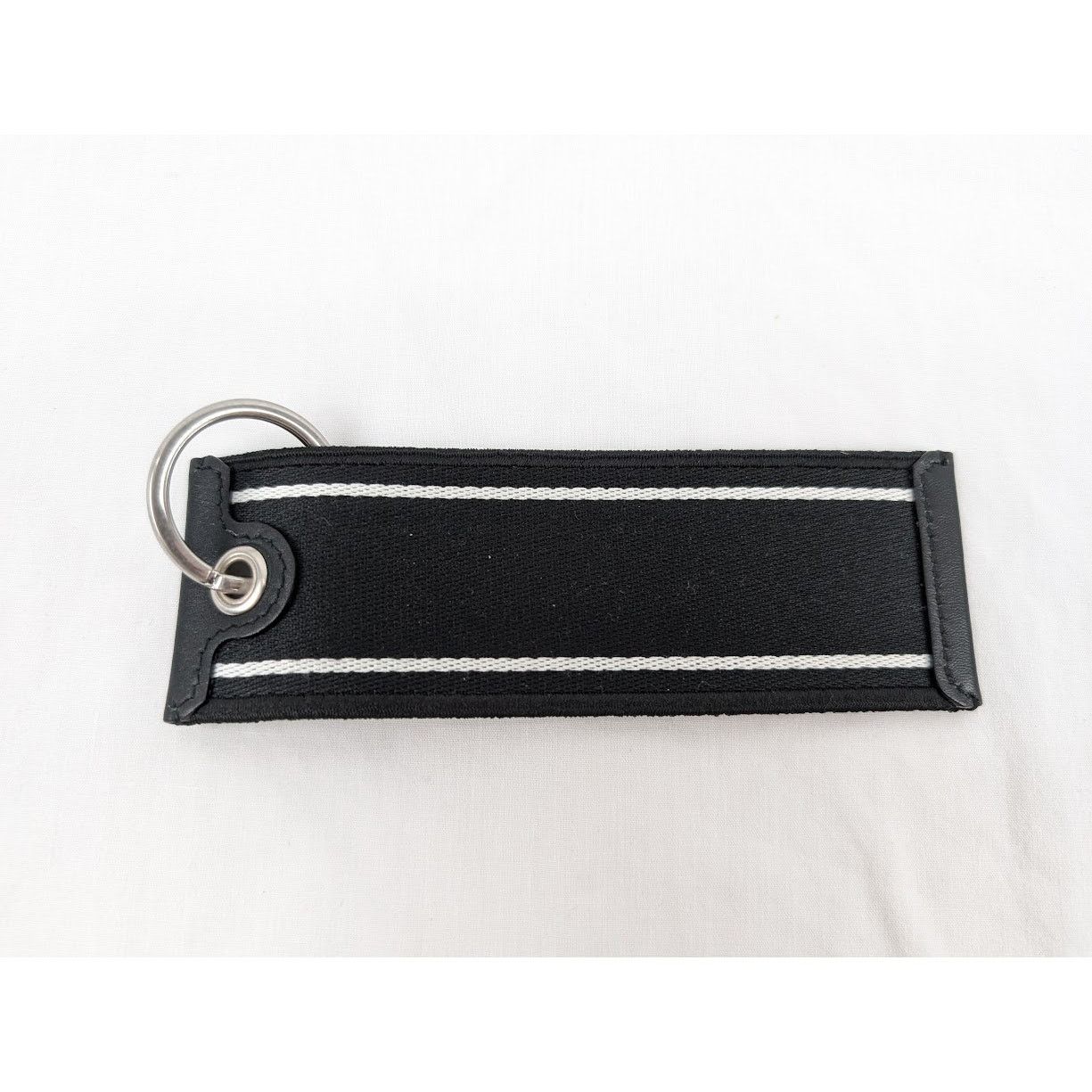 Saint Laurent Paris o1rshd1 Size: OS / Key Ring With Nastro in White Size ONE SIZE - 7 Thumbnail