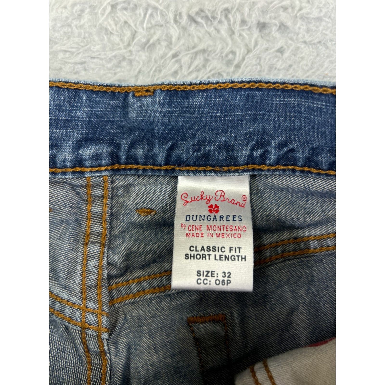 Lucky Brand Lucky Brand Jeans Mens 32 Blue Denim Classic Fit Straight Rivington Cotton Shirt Jeans? Size US 32 / EU 48 - 3 Thumbnail