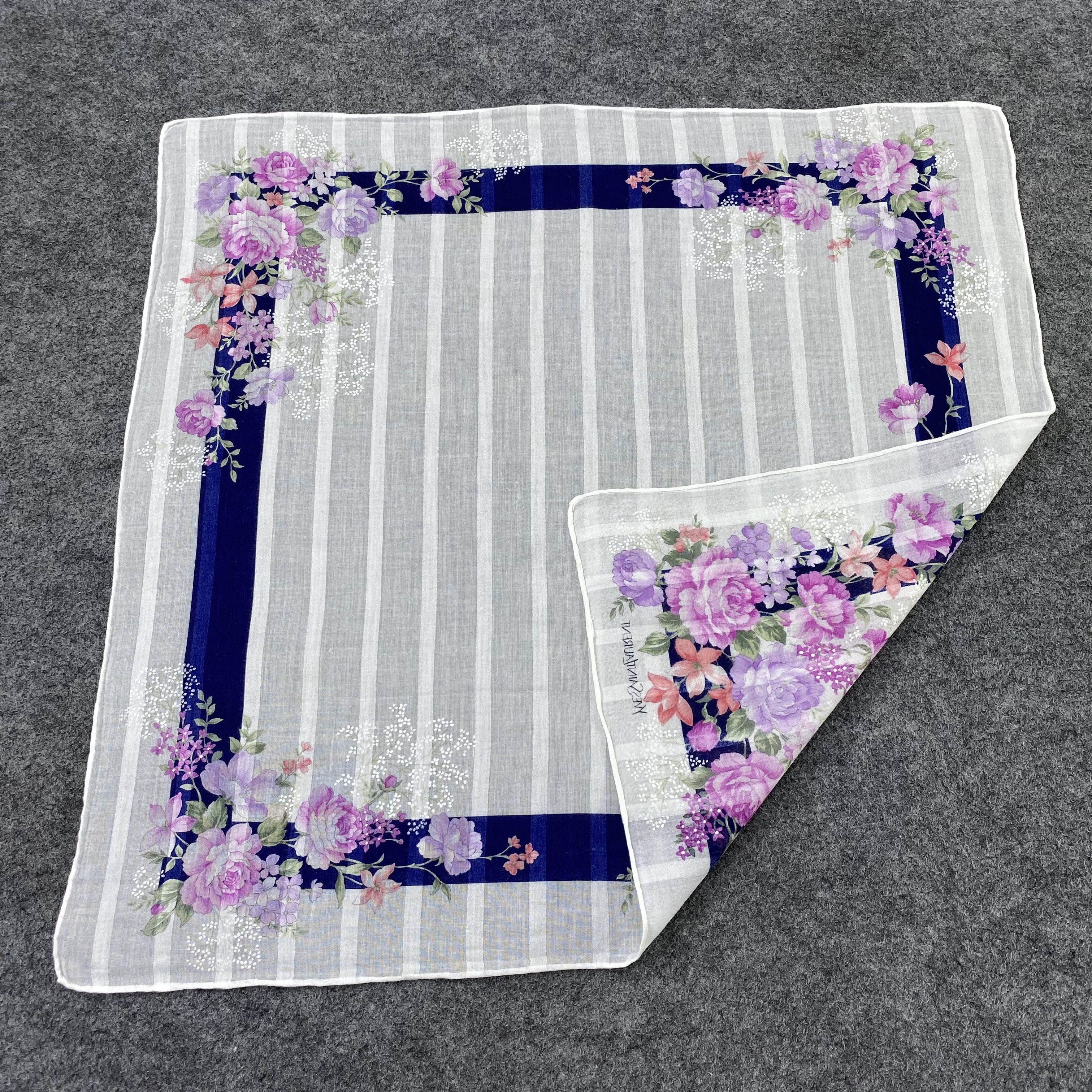 Yves Saint Laurent Yves Saint Laurent Handkerchief /Bandana / Neckerchief-B1545 Size ONE SIZE - 5 Thumbnail
