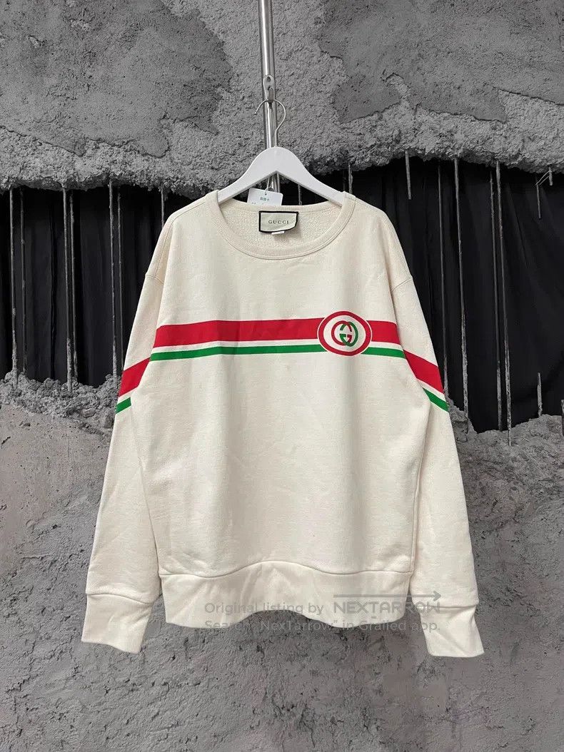 Gucci Gucci White sweatshirt Size US S / EU 44-46 / 1 - 1 Thumbnail