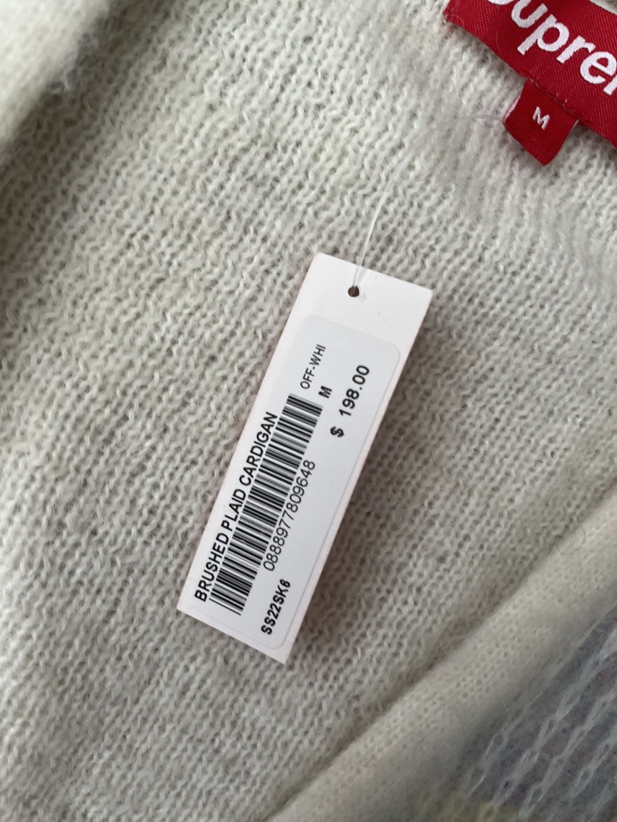 Supreme Supreme Brushed Grid Cardigan Size US M / EU 48-50 / 2 - 8 Thumbnail