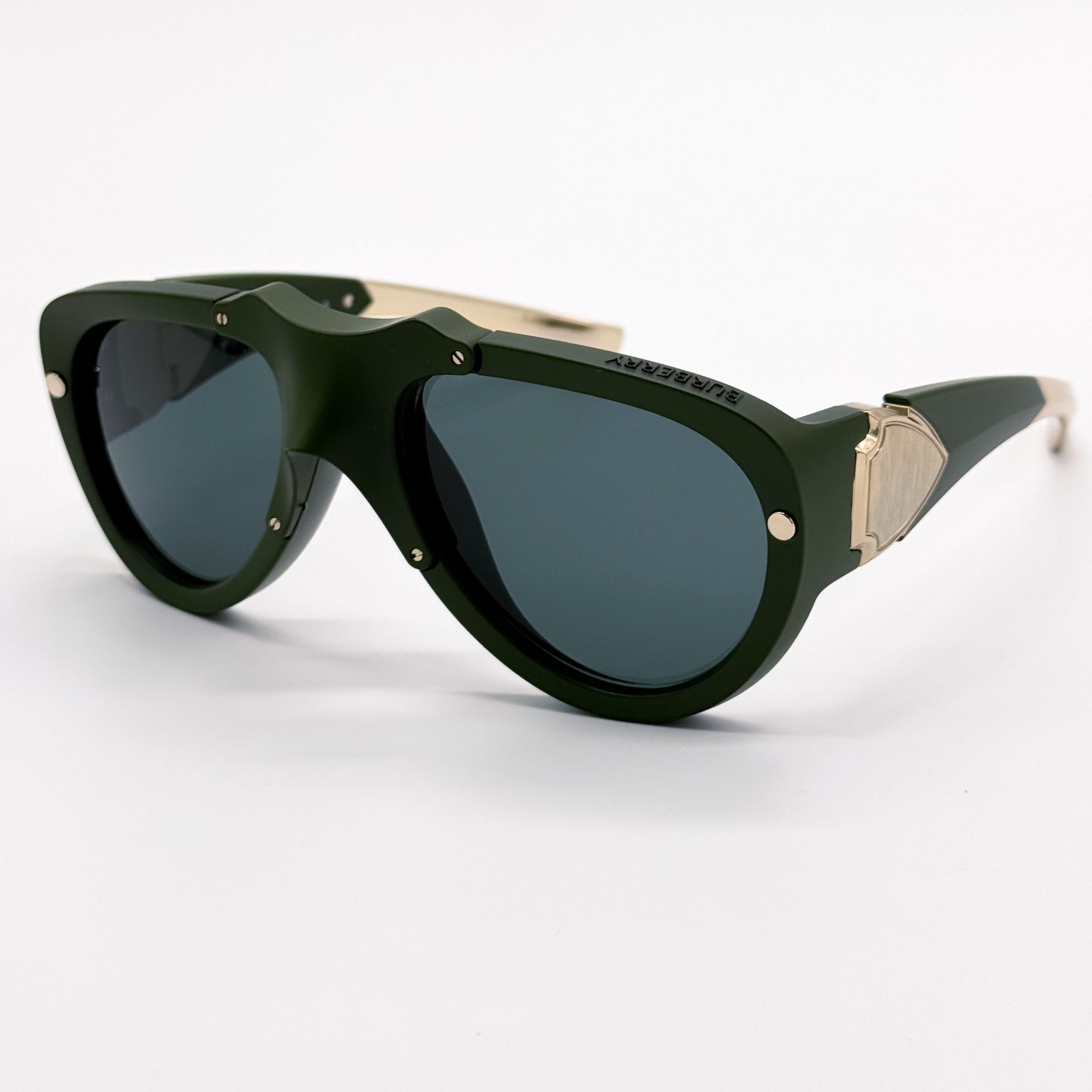 Burberry NEW BURBERRY SUNGLASSES GREEN BE4433U 4138/71 BE4433U 413871 Size ONE SIZE - 3 Thumbnail