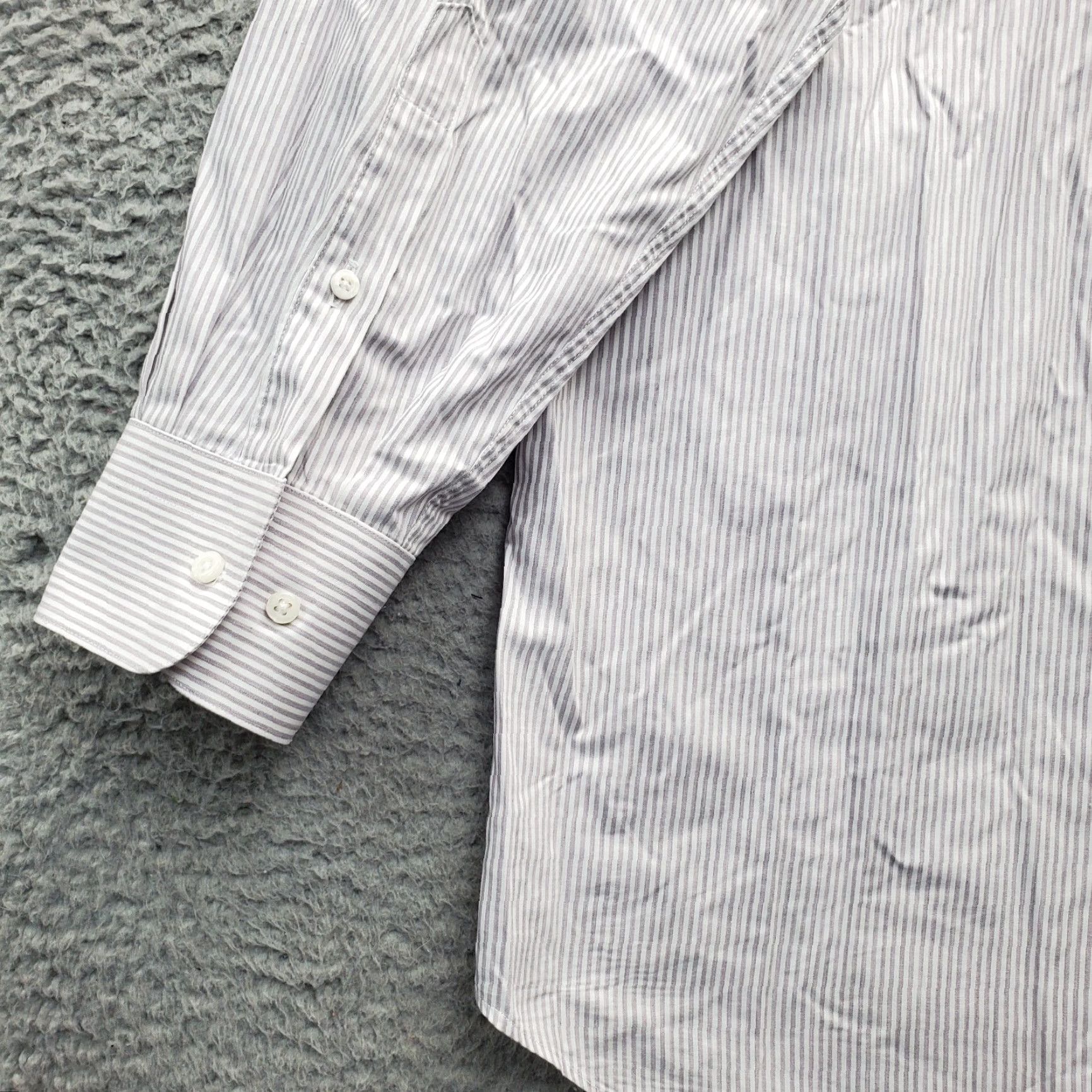 Propper PROPER Dress Shirt Men 17.5 Multi Easy Care Contemporary-Fit Button-Up Shirt Size 48R - 6 Thumbnail