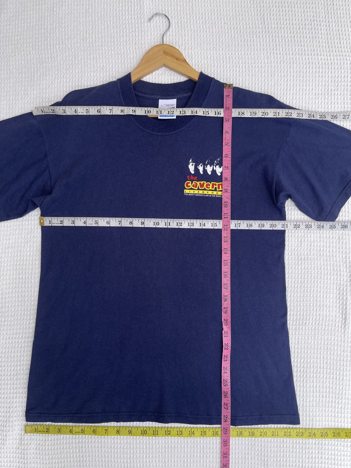 Band Tees Rare🔥Vtg 90s THE CAVERN LIVERPOOL The Beatles Tee Size US L / EU 52-54 / 3 - 7 Thumbnail