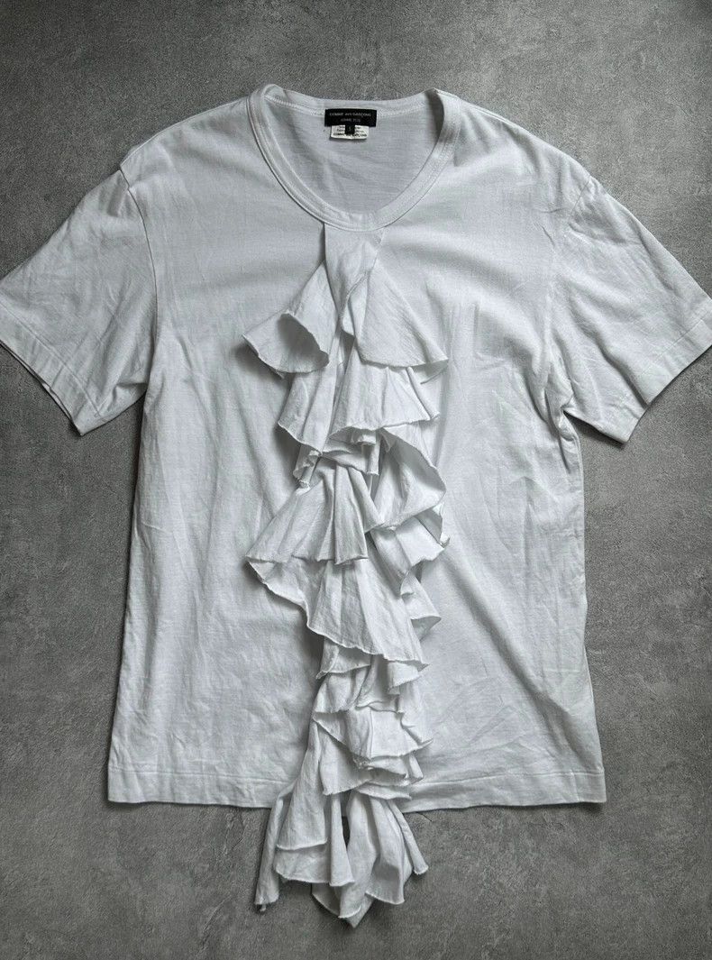 Comme Des Garcons Mainline 3-D lace lace front short sleev