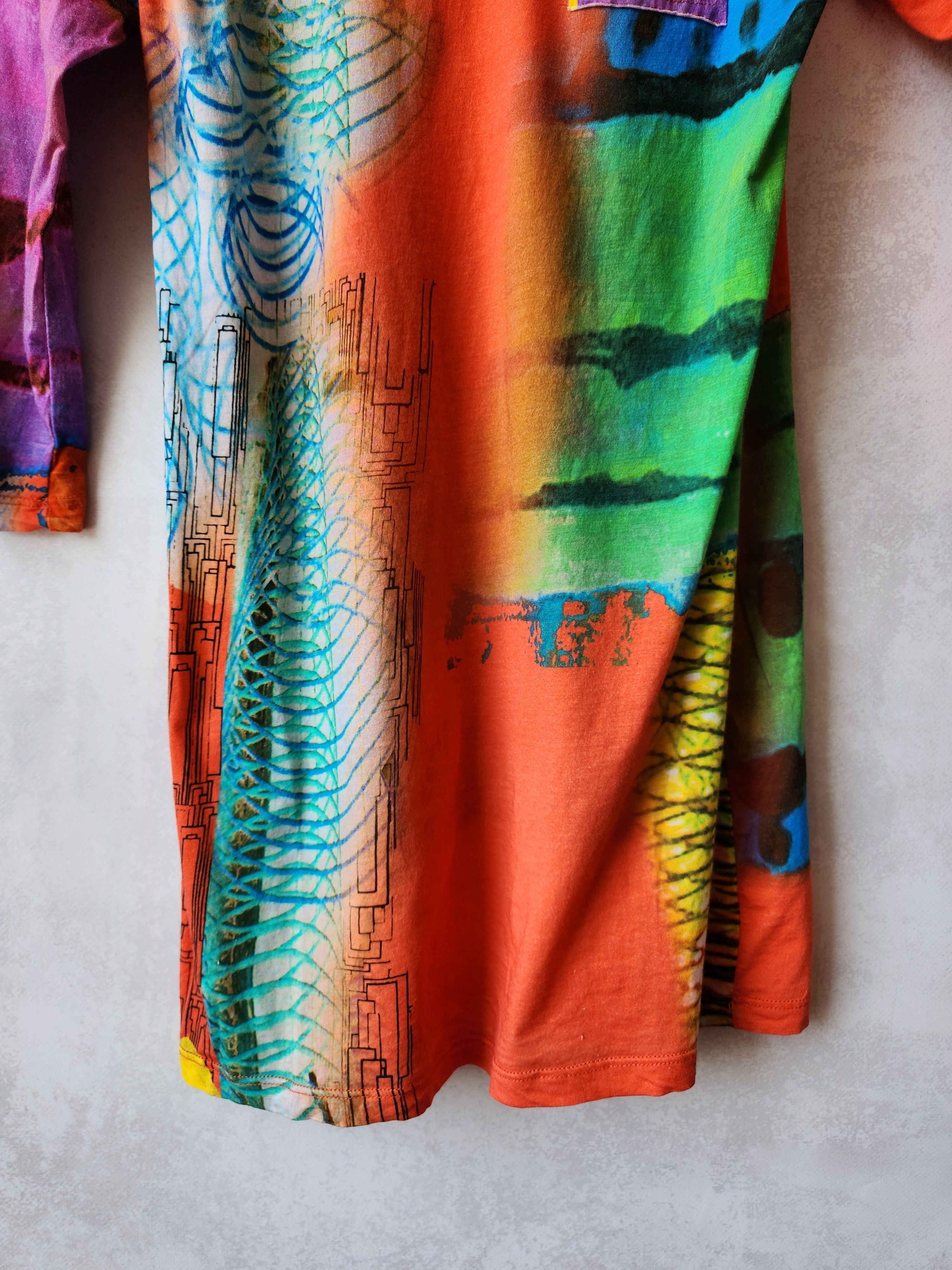Other Save the queen multicolor lightweight cotton shirt size M Size M / US 6-8 / IT 42-44 - 3 Thumbnail