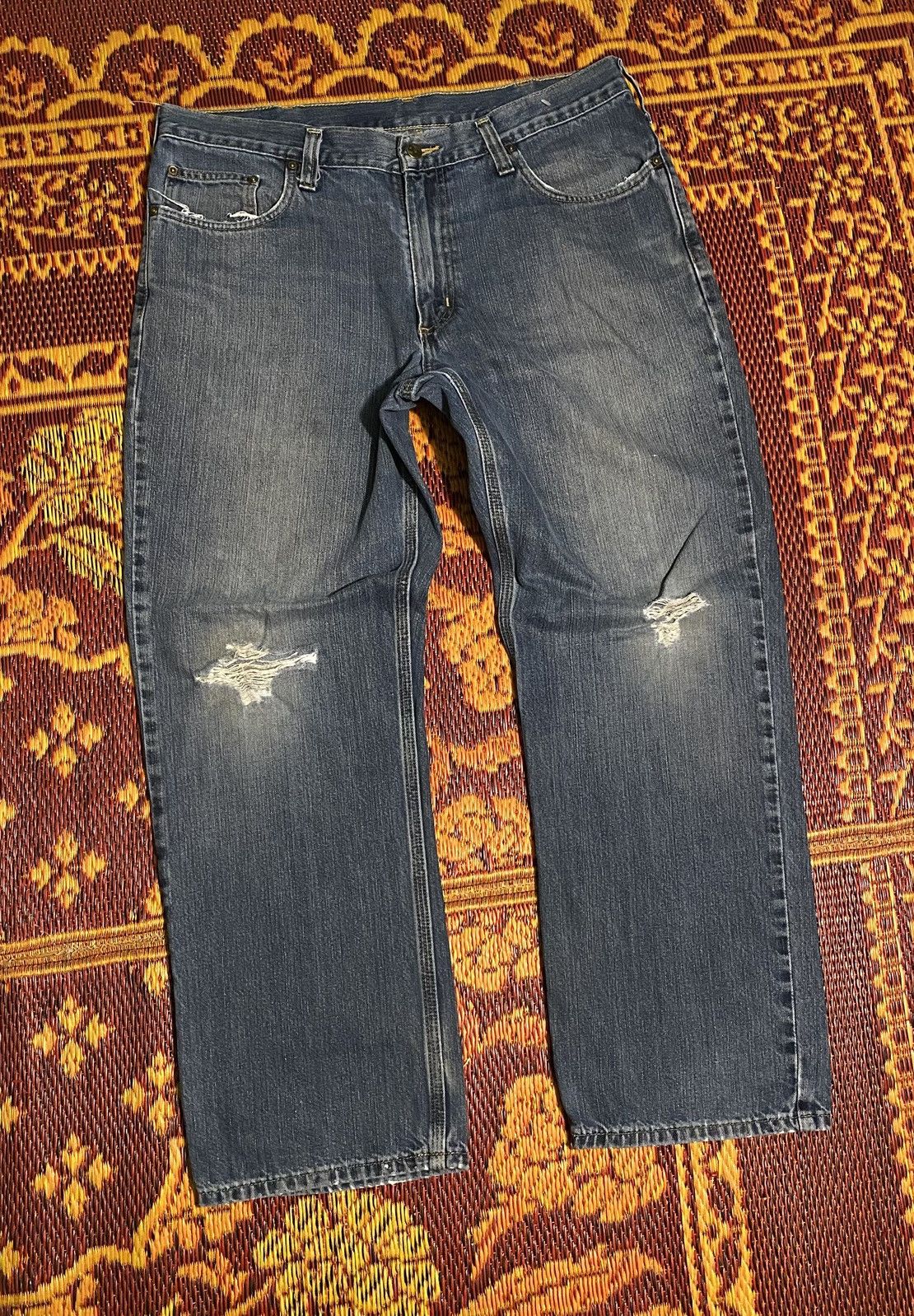 Carhartt Carhartt Distressed Denim Size US 36 / EU 52 - 1 Thumbnail