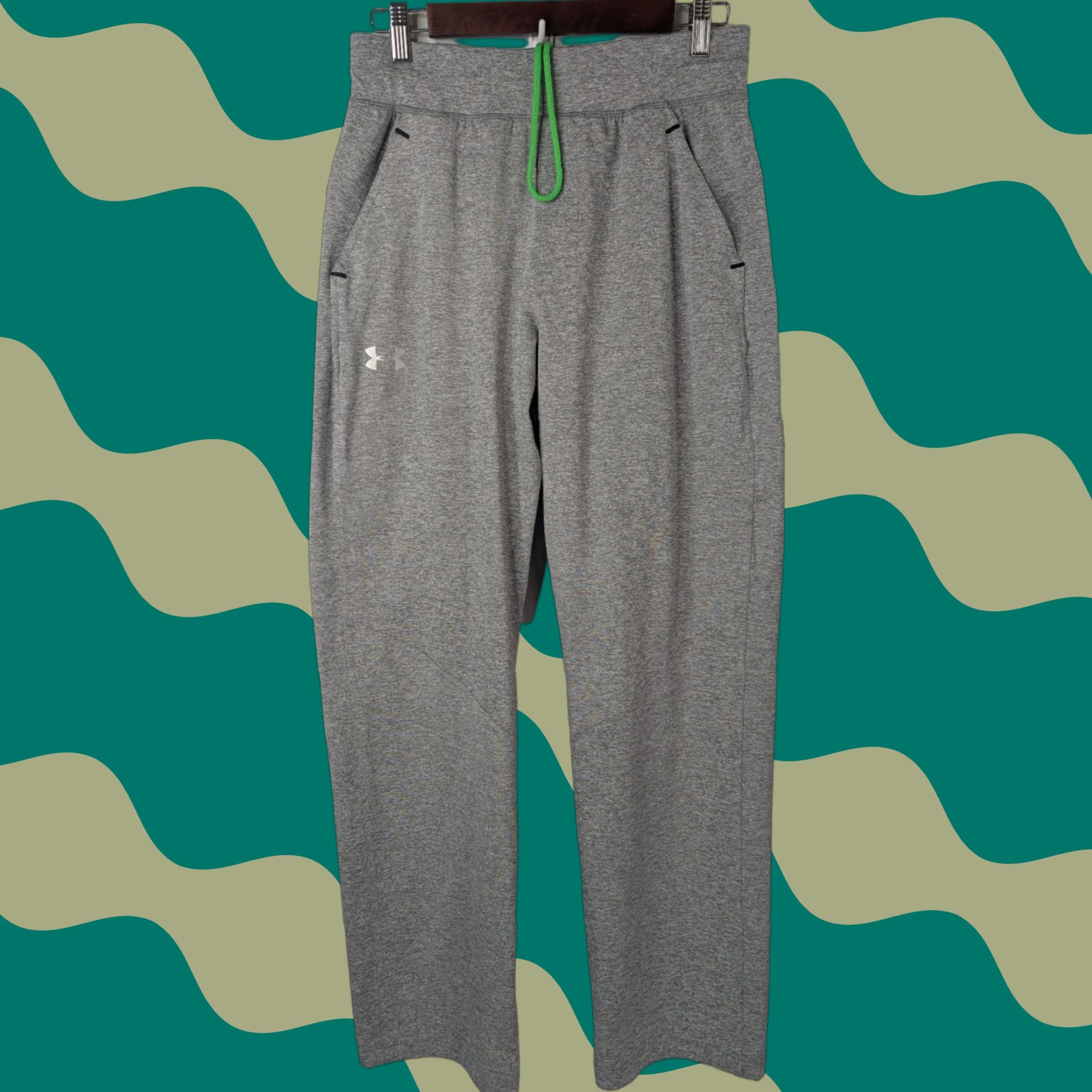 Under Armour Under Armour Men's Status Knit Pants Gray Size M Loose Fit Training UA Status Pants Sportwear Size US 31 - 1 Thumbnail