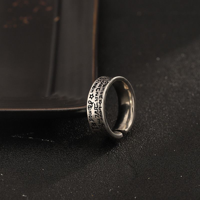 Jewelry Hip-hop Jewelry Rings Open Size Chrome Ring (Size 7-13) Size ONE SIZE - 3 Thumbnail