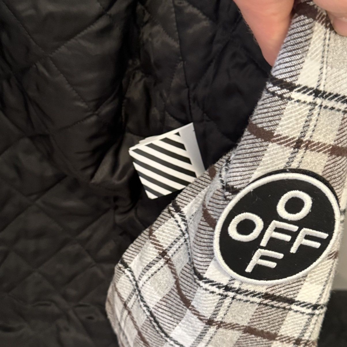 Off-White SEND OFFER - Plaid Shell Jacket w/ Breakaway Hood and Tags Size US M / EU 48-50 / 2 - 4 Thumbnail