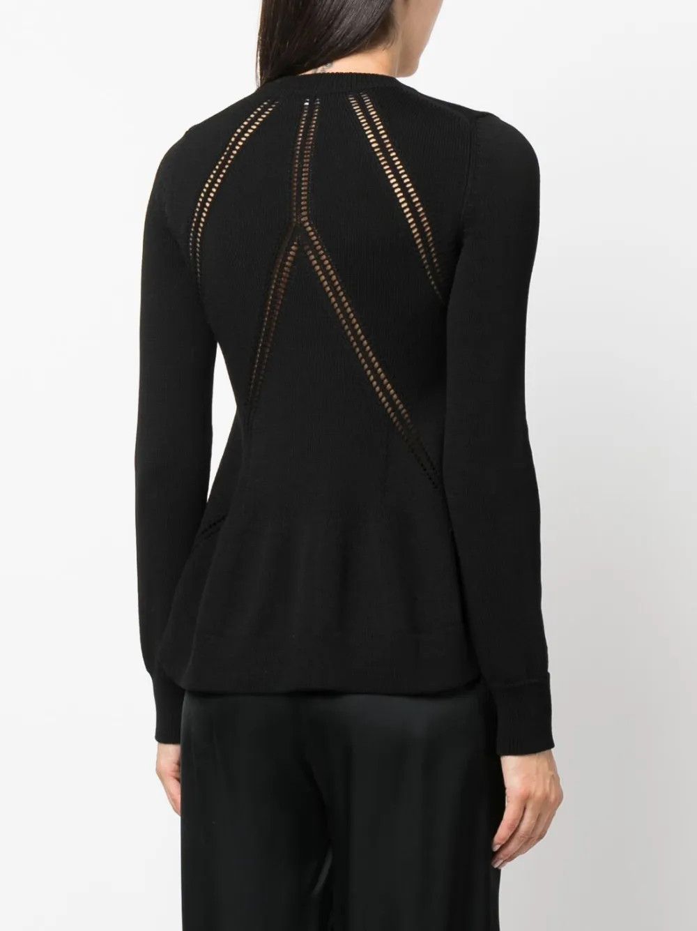 Jil Sander o1y1025 Sweater in Black Size S / US 4 / IT 40 - 3 Thumbnail