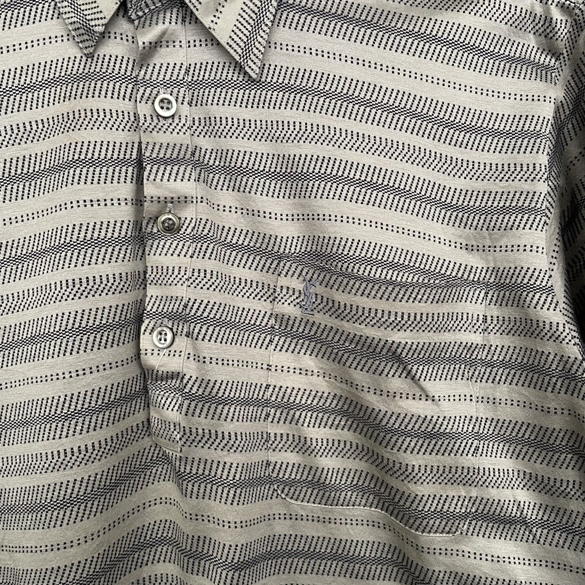 Yves Saint Laurent Vintage YSL Stripes Polo T Shirt Size US M / EU 48-50 / 2 - 2 Thumbnail