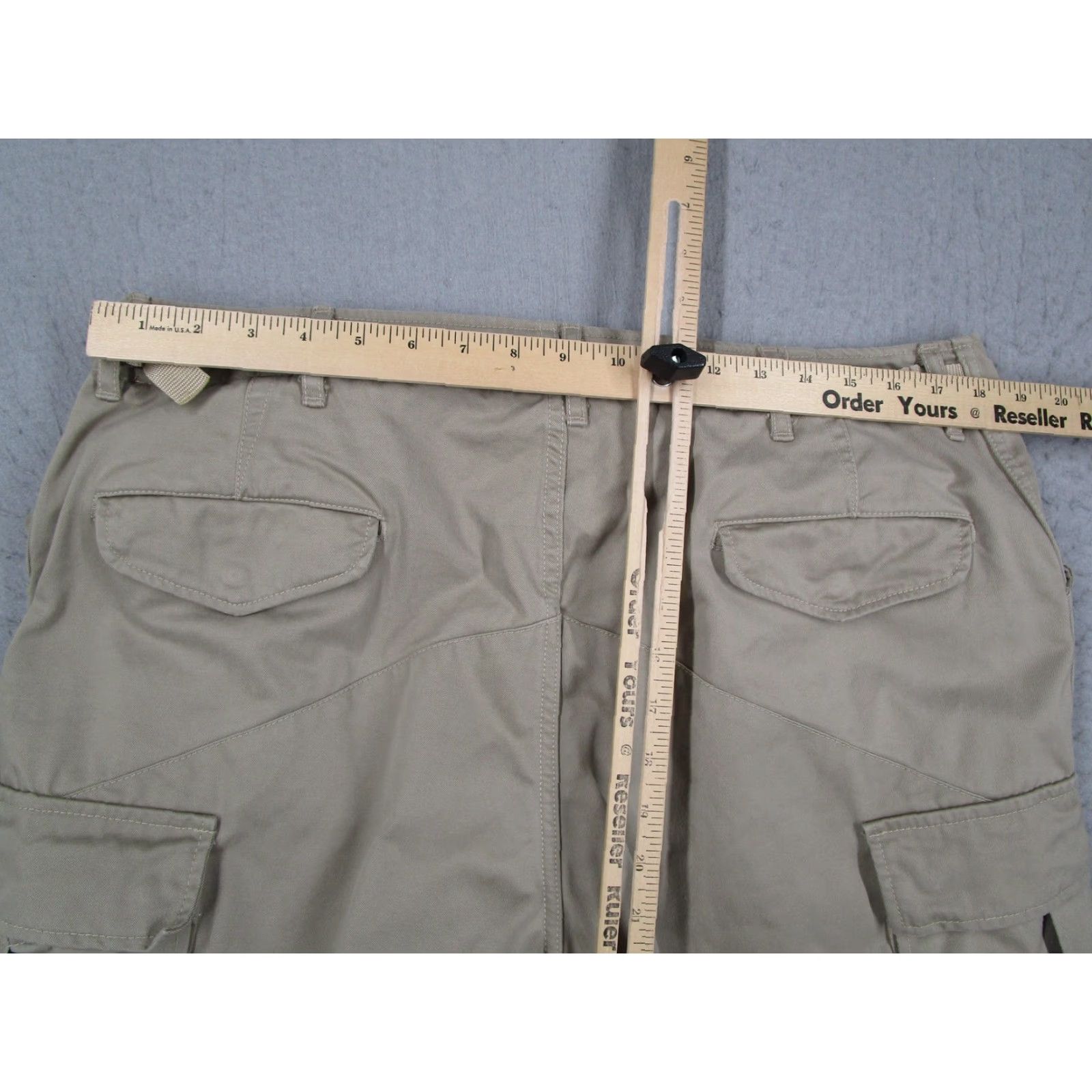 Tenderloin VINTAGE Tenderloin Cargo Pants Men's Large Khaki 100% Cotton Made in Japan 90s Army Workwear Cargo Pocket Straight Leg Size L Mens Size US 33 - 7 Thumbnail