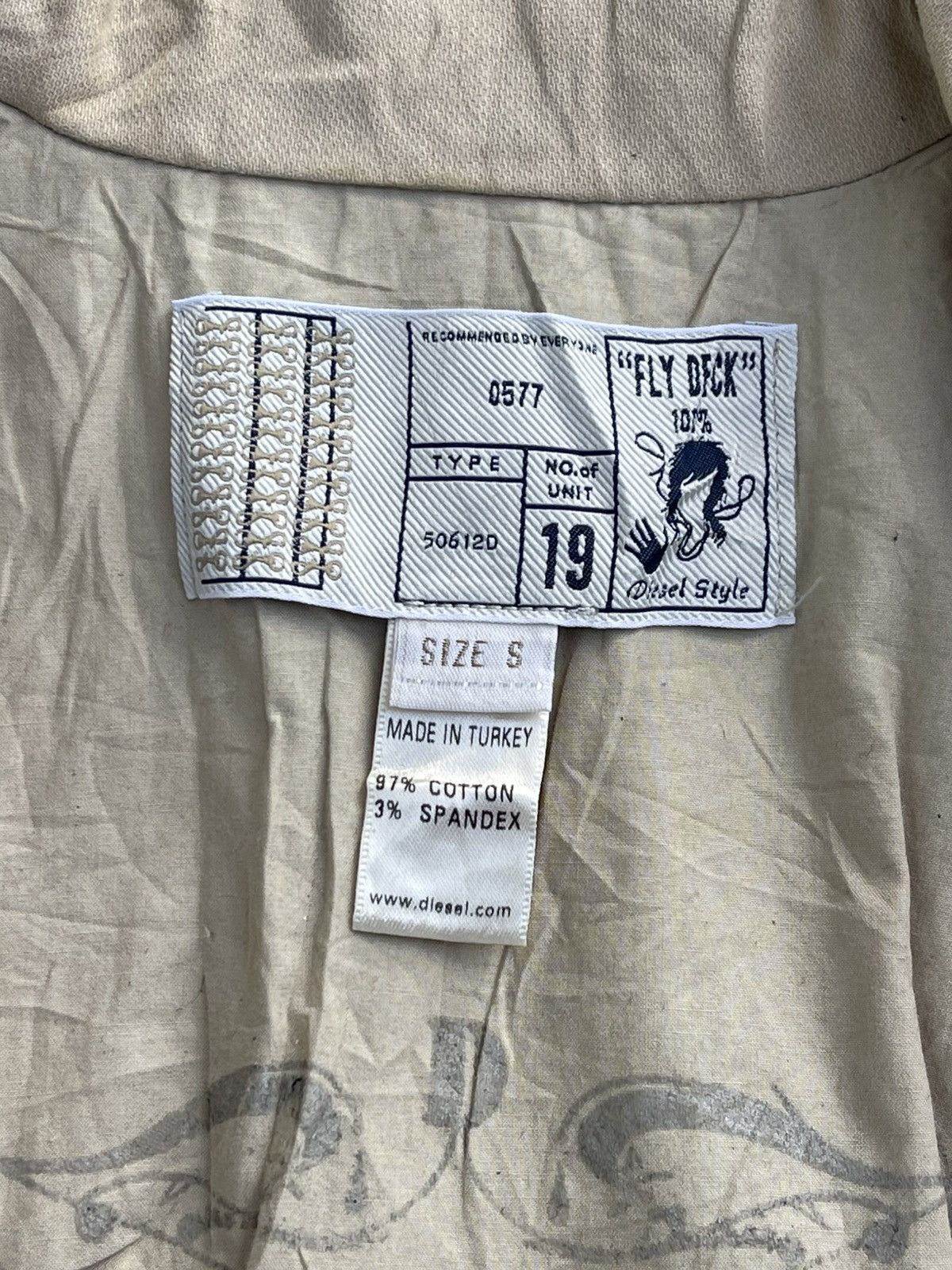 Affliction × Diesel Diesel Women's "FLY DECK" Utility Jacket Size S / US 4 / IT 40 - 13 Thumbnail