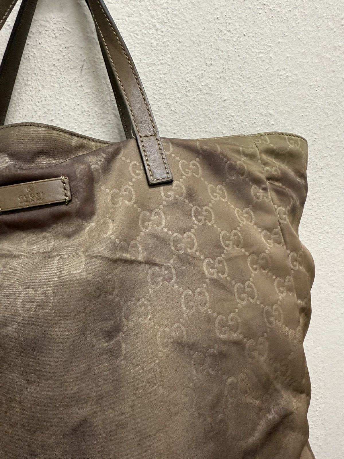 Gucci Gucci Monogram Nylon Tote Bag Size ONE SIZE - 20 Thumbnail