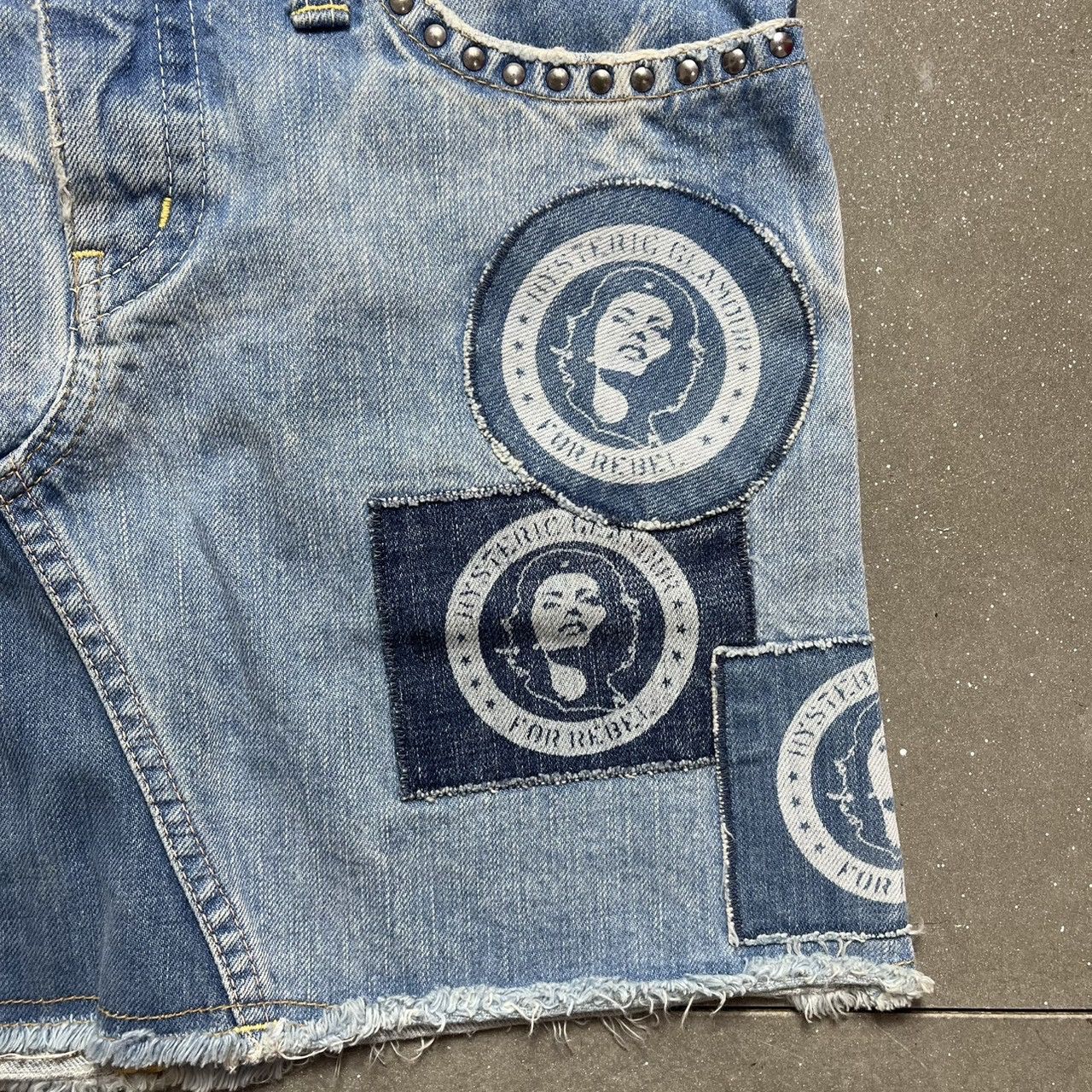 Hysteric Glamour × Le Grande Bleu (L.G.B.) Hysteric Glamour Denim Mini Skirt Size 31" - 3 Thumbnail