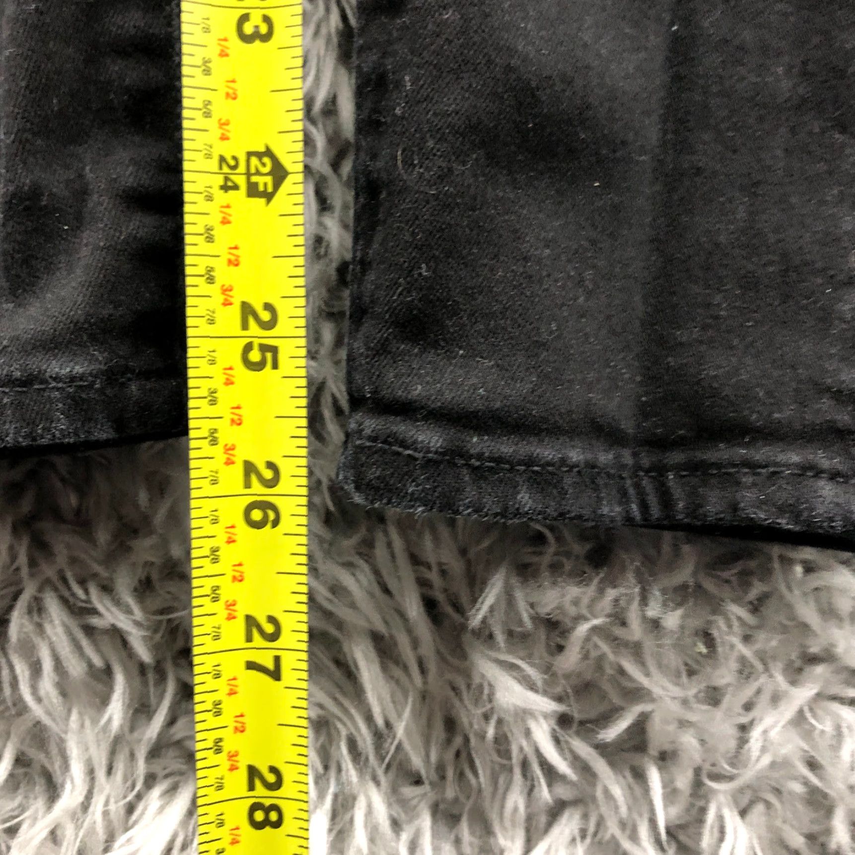 J.Crew J.CREW Jeans Size 26 Womens Mid Rise Dark Wash Black Denim Skinny Size 26" / US 2 / IT 38 - 3 Thumbnail
