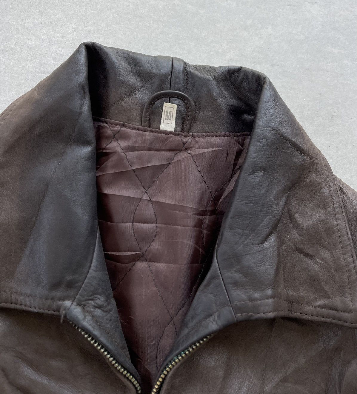 Japanese Brand 🔥Vintage Dicano Italy Real Lamb Leather Jacket Size US M / EU 48-50 / 2 - 5 Thumbnail