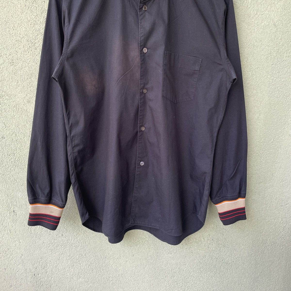 Comme des Garcons Vintage Comme Des Garcons Black Button Ups Shirt Size US S / EU 44-46 / 1 - 4 Thumbnail