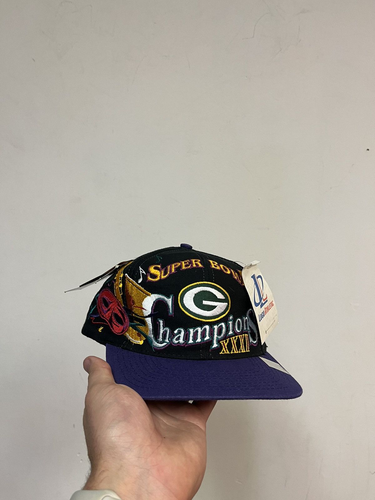 Logo Athletic 1997 Superbowl Green Bay Packers Hat Size ONE SIZE - 1 Thumbnail