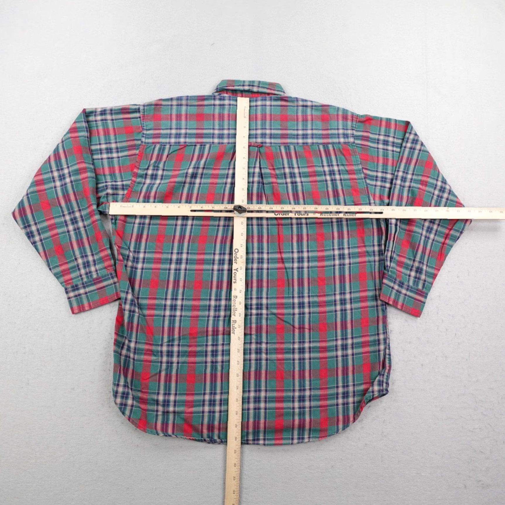 Pendleton VINTAGE Pendleton Shirt Mens M Green Red Plaid Flannel Wool Blend Button-Up Regular Fit Long Sleeve Casual Outdoors Mens Size US M / EU 48-50 / 2 - 4 Thumbnail