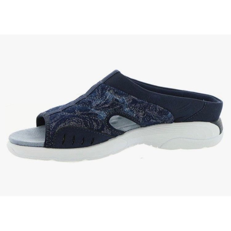 Easy Spirit Women's Traciee 7 Flat Sandals Blue 8.5M NIB