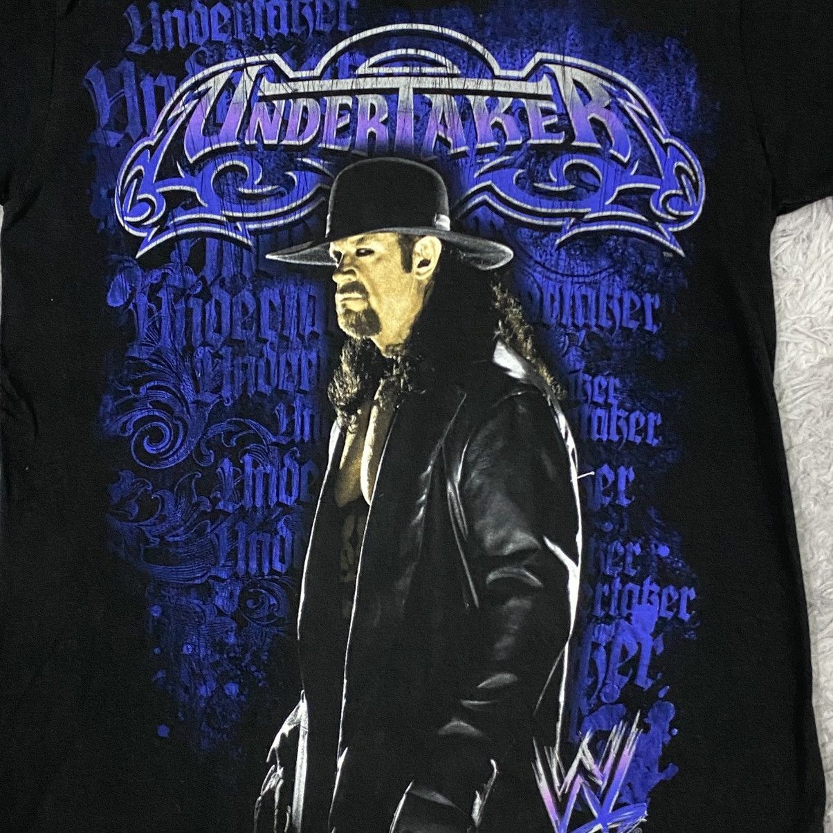 Vintage × WWE × WWF Vintage wwe wrestling undertaker big print mirror Size US M / EU 48-50 / 2 - 3 Thumbnail