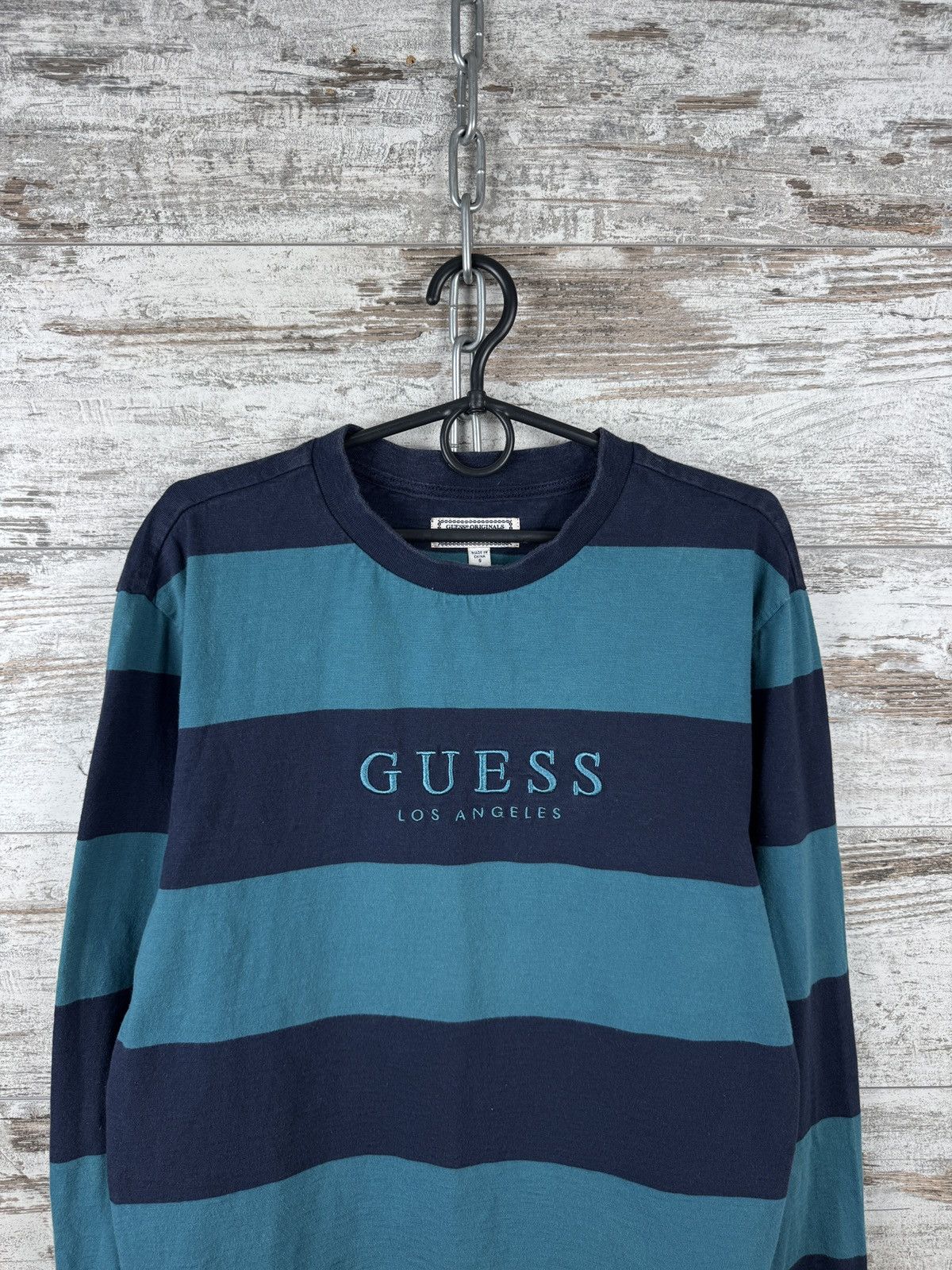 A$AP Rocky Guess Asap Rocky Gue$$ striped long sleeve t-shirt tee Size US S / EU 44-46 / 1 - 2 Thumbnail