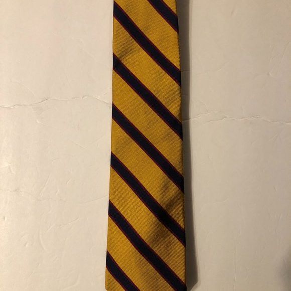 Brooks Brothers BROOKS BROTHERS MEN'S NEW 100%SILK NECK TIE WIDTH: 3 1/2" Size ONE SIZE - 2 Thumbnail