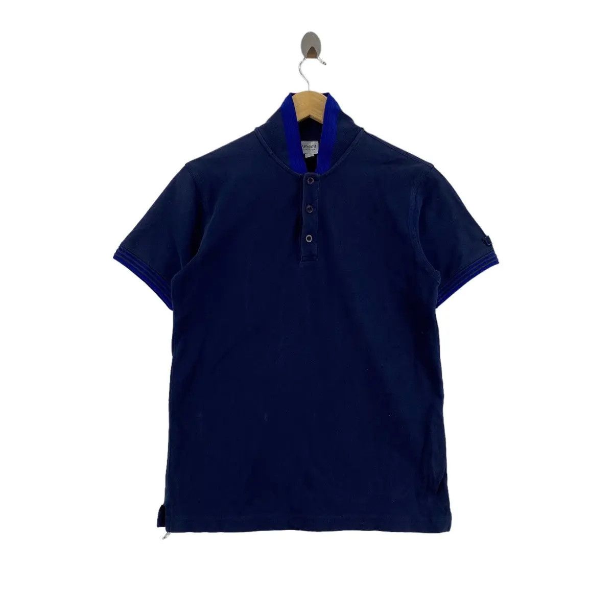 Giorgio Armani Vintage GIORGIO ARMANI COLLEZIONI Polo Tee Shirt Top Size S / US 4 / IT 40 - 1 Thumbnail