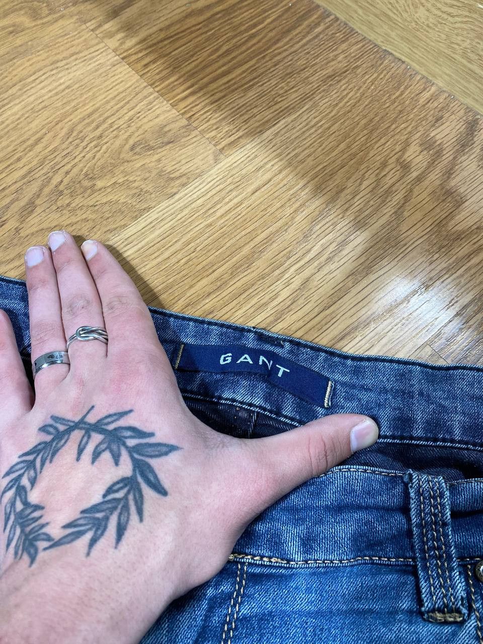 Other Gant Men Jeans Denim Pants Trousers Straight Regular Fit Size US 32 / EU 48 - 3 Thumbnail