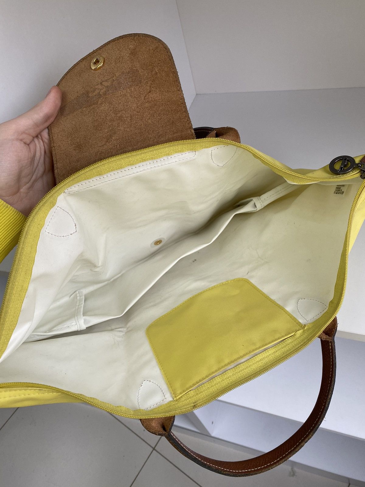 Longchamp × Vintage Vintage Longchamp women’s yellow Bag Size ONE SIZE - 13 Thumbnail