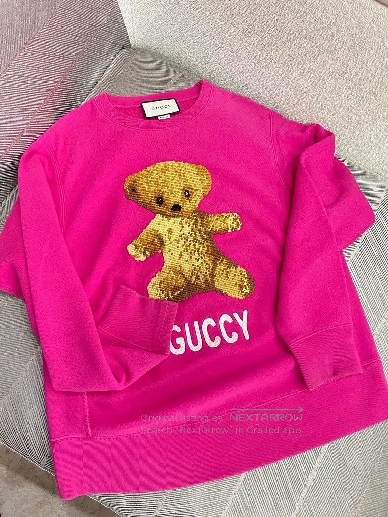 Gucci Gucci Teddy bear sweatshirt Size M / US 6-8 / IT 42-44 - 4 Thumbnail