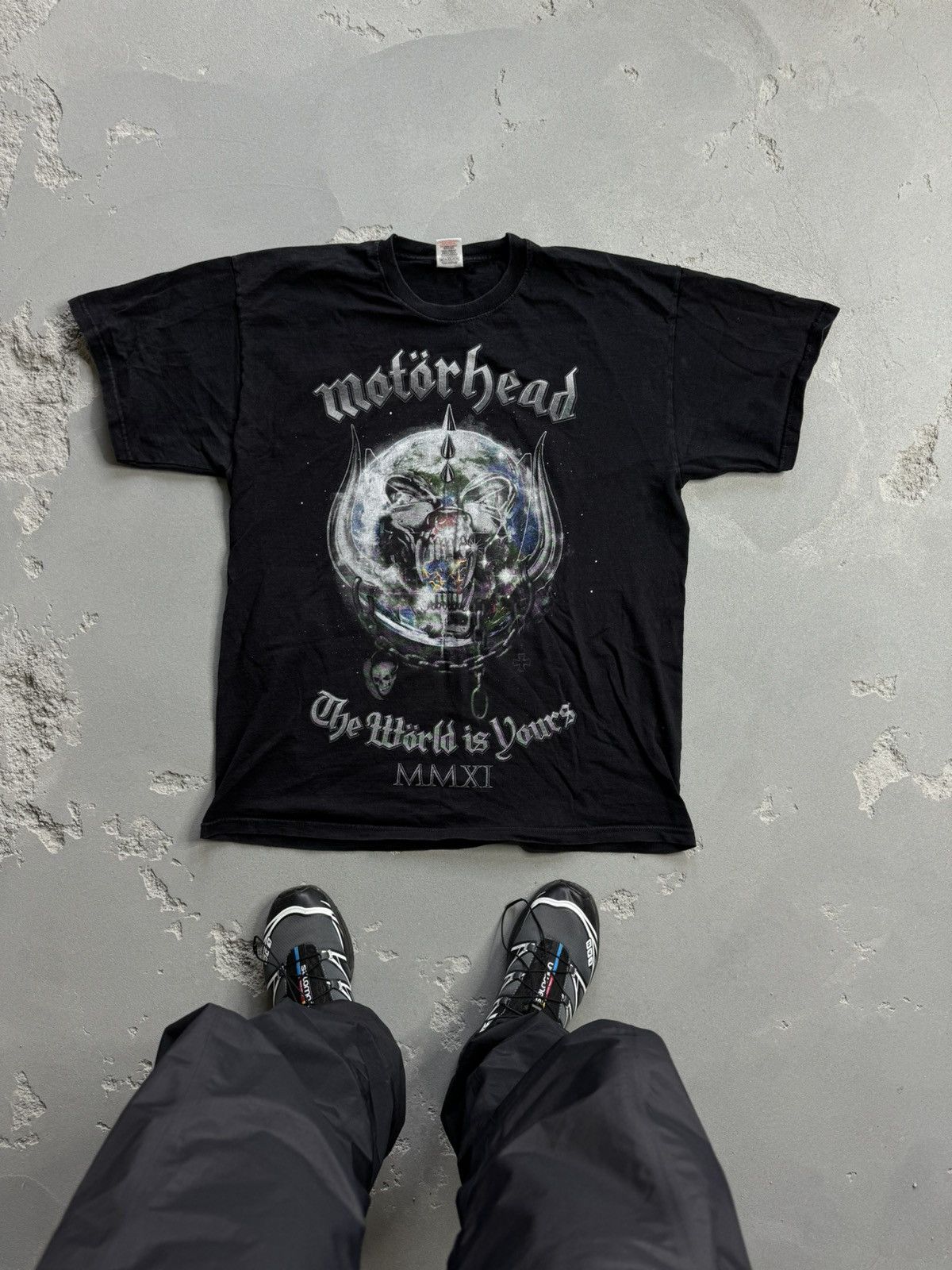 Band Tees OG Y2K Motorhead 'The World is Yours' Tee - Sz. M Size US XL / EU 56 / 4 - 1 Thumbnail
