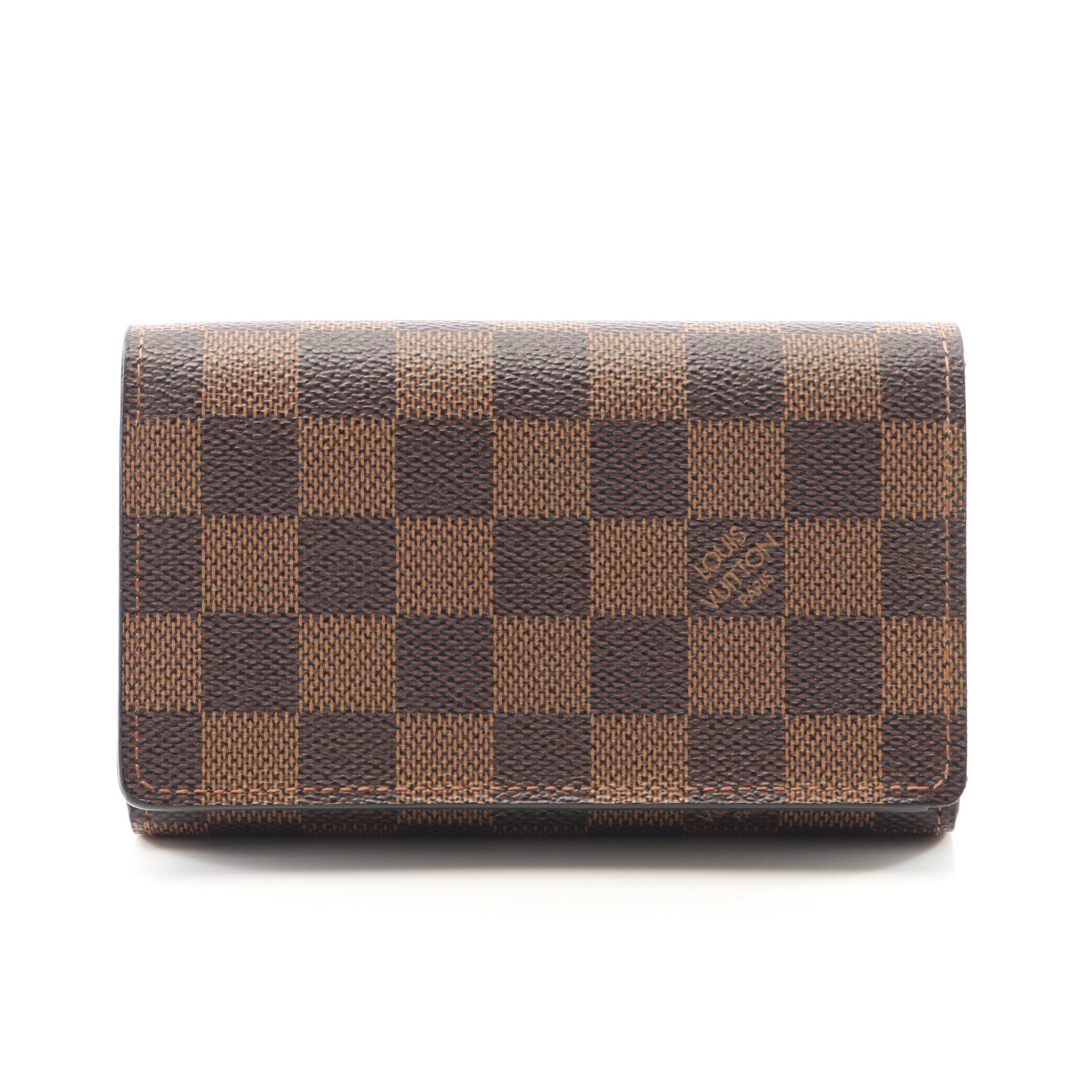 Louis Vuitton Louis Vuitton Portefeuil Tresor Damier Ebene Bi-Fold Wallet Brown Size ONE SIZE - 1 Thumbnail