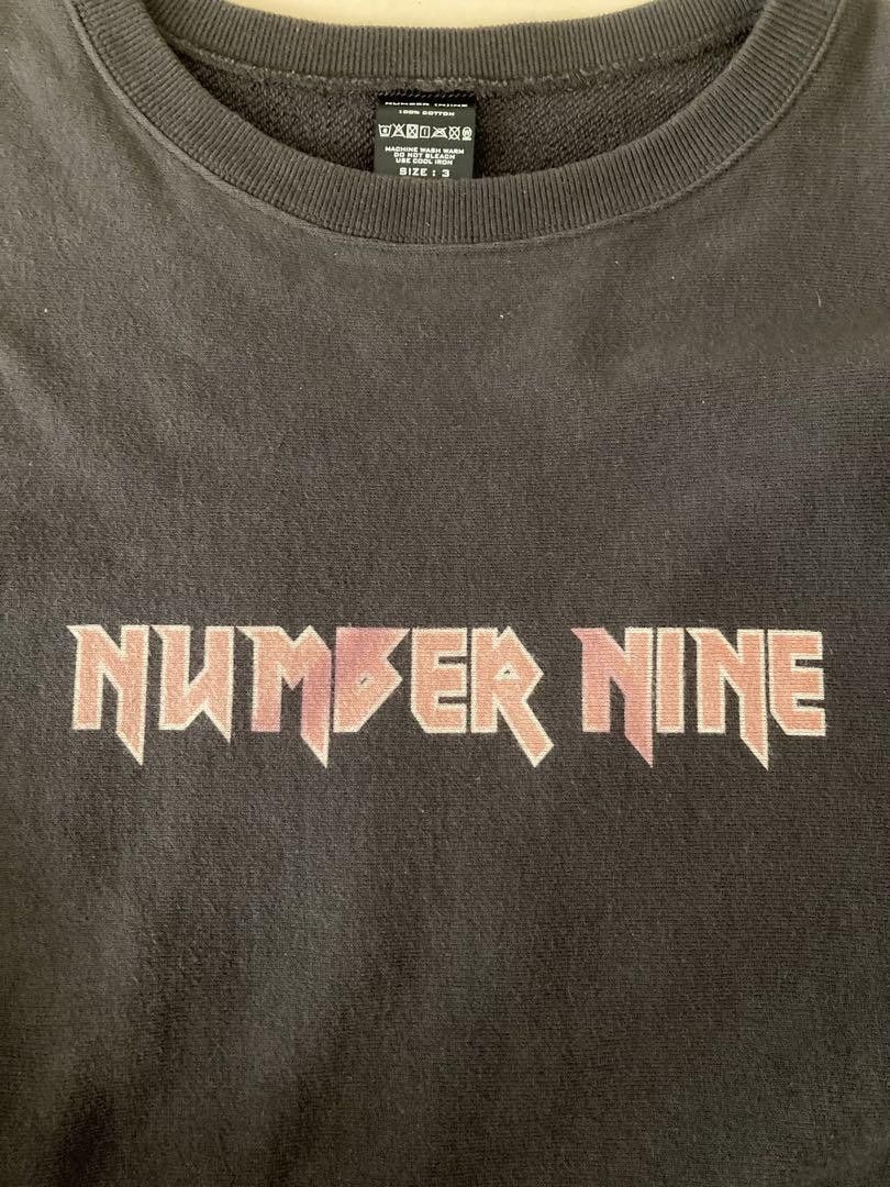 Number (N)ine Heavy Metal Logo Sweatshirt Size US L / EU 52-54 / 3 - 4 Thumbnail