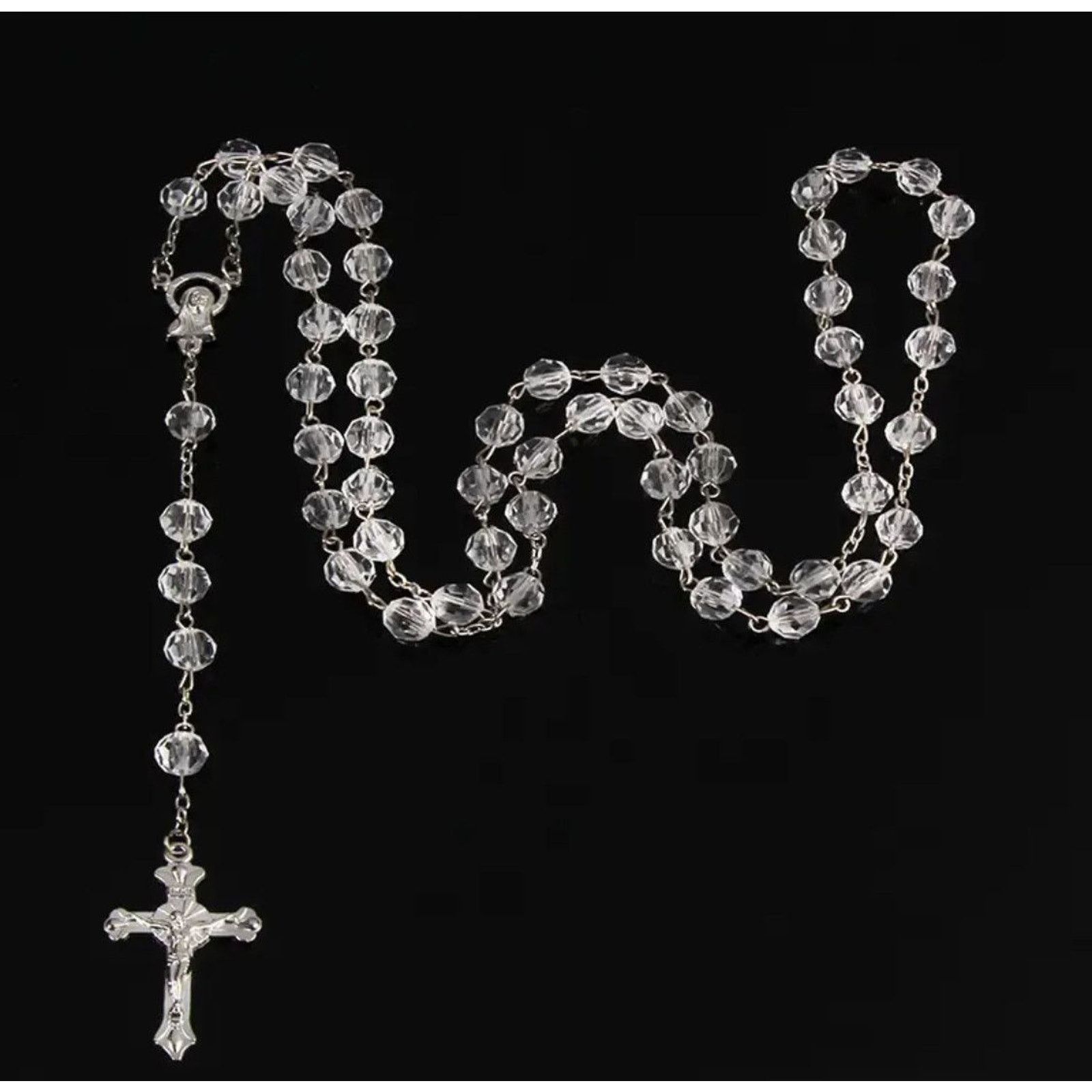 Jewelry Saint Benedict Rosary Necklace Chain Catholic Church Jesus Size ONE SIZE - 1 Thumbnail