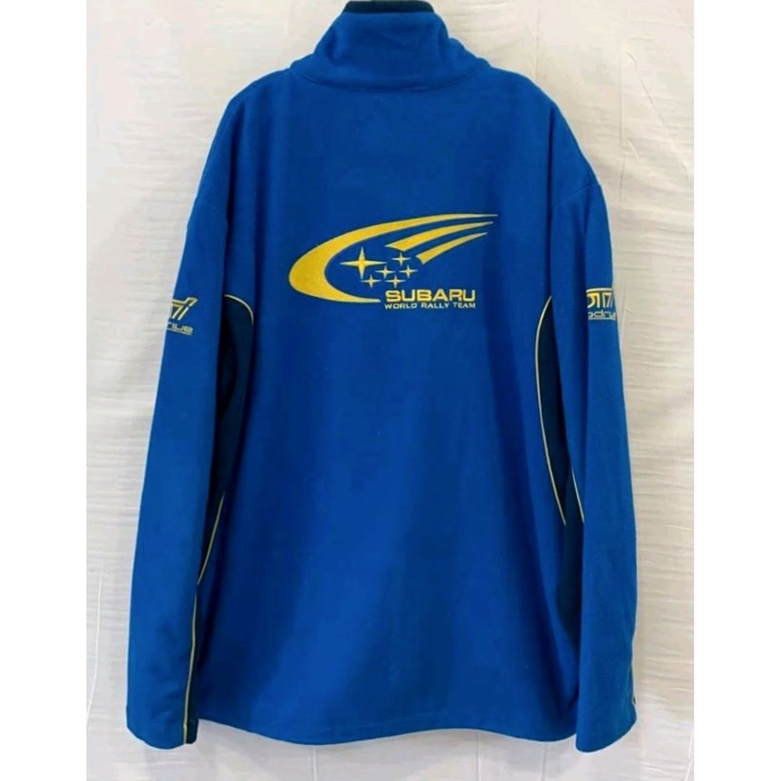 Vintage VINTAGE Subaru World Rally Team Fleece Jacket XL Blue Mens Size US XL / EU 56 / 4 - 2 Thumbnail