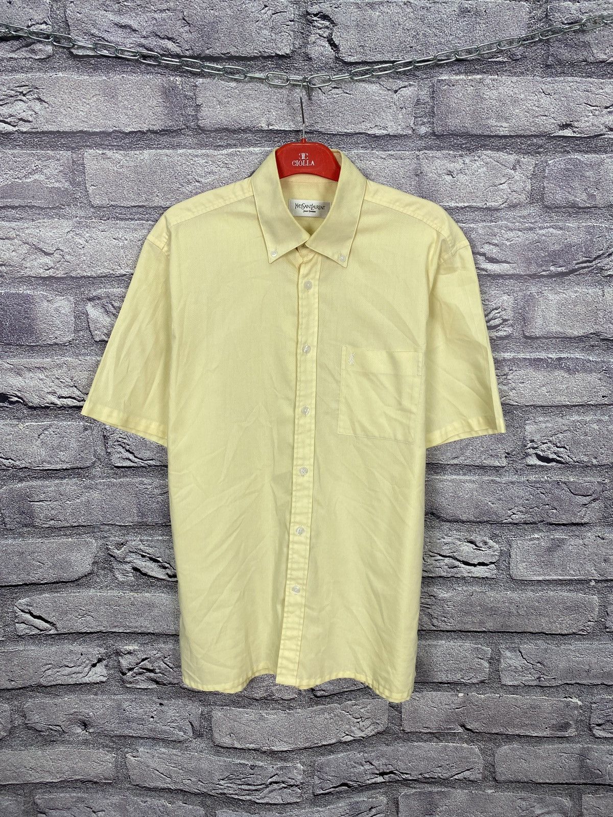 Yves Saint Laurent Vintage swede shirt Yves Saint Laurent Size US L / EU 52-54 / 3 - 1 Thumbnail
