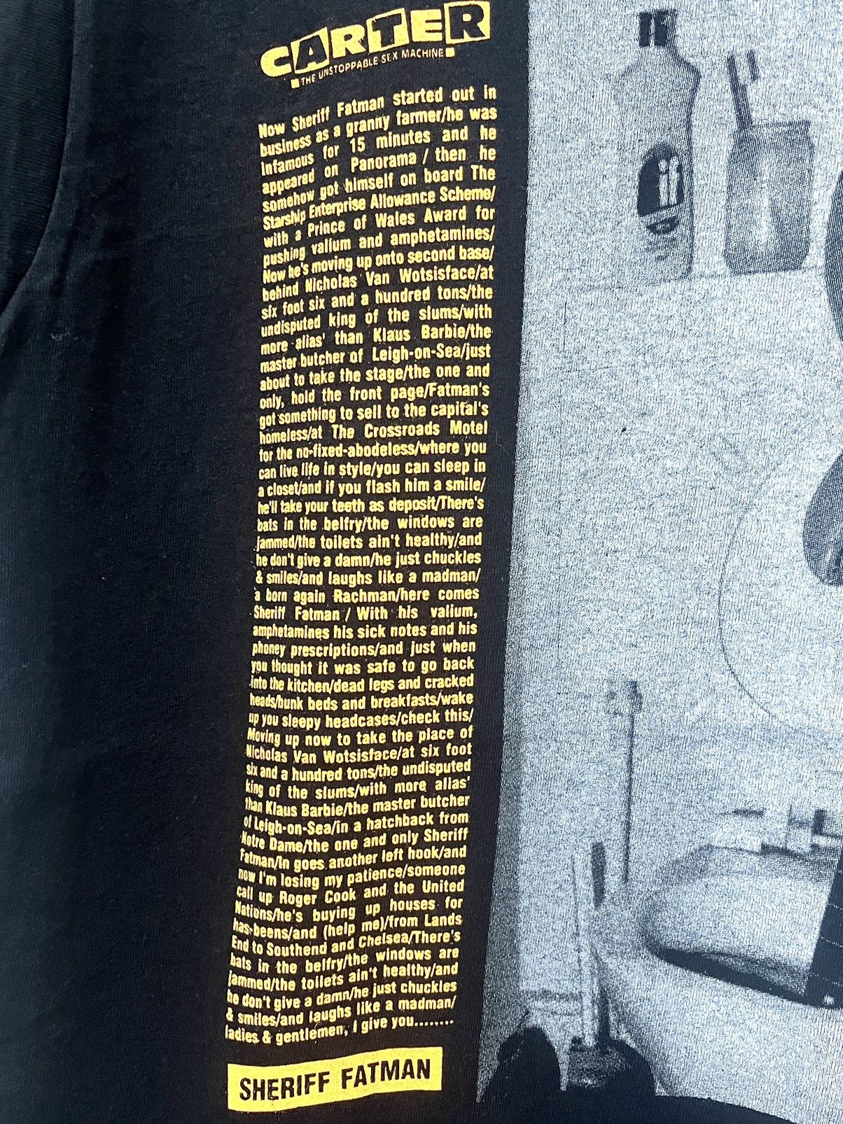 Band Tees × Vintage Vintage 90’s Carter Britpop Band Tee Size US L / EU 52-54 / 3 - 4 Thumbnail