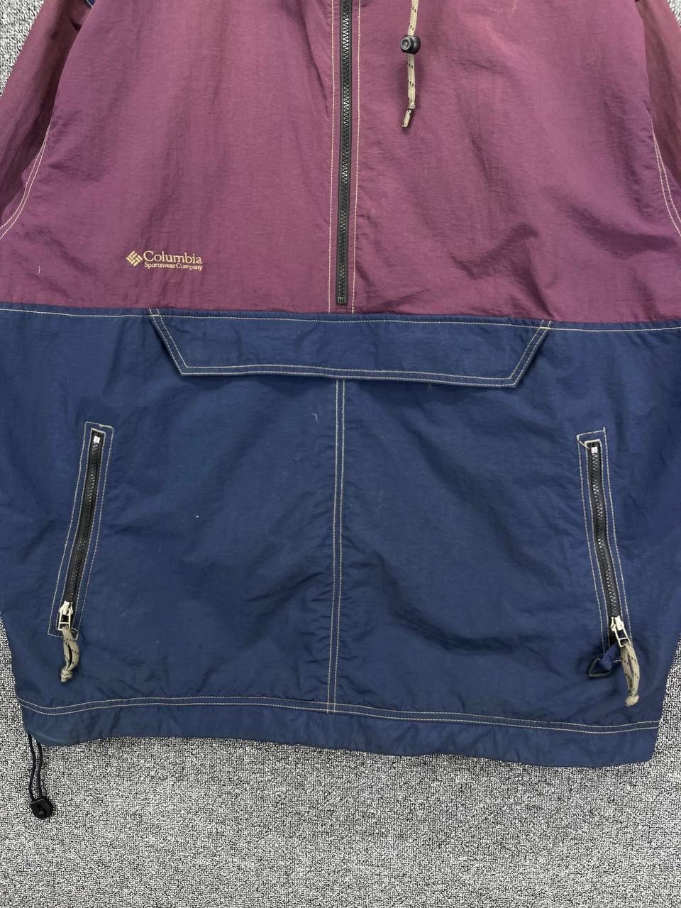 Columbia Vintage Columbia Rare Hooded Half Zipper Anorak Size US L / EU 52-54 / 3 - 5 Thumbnail
