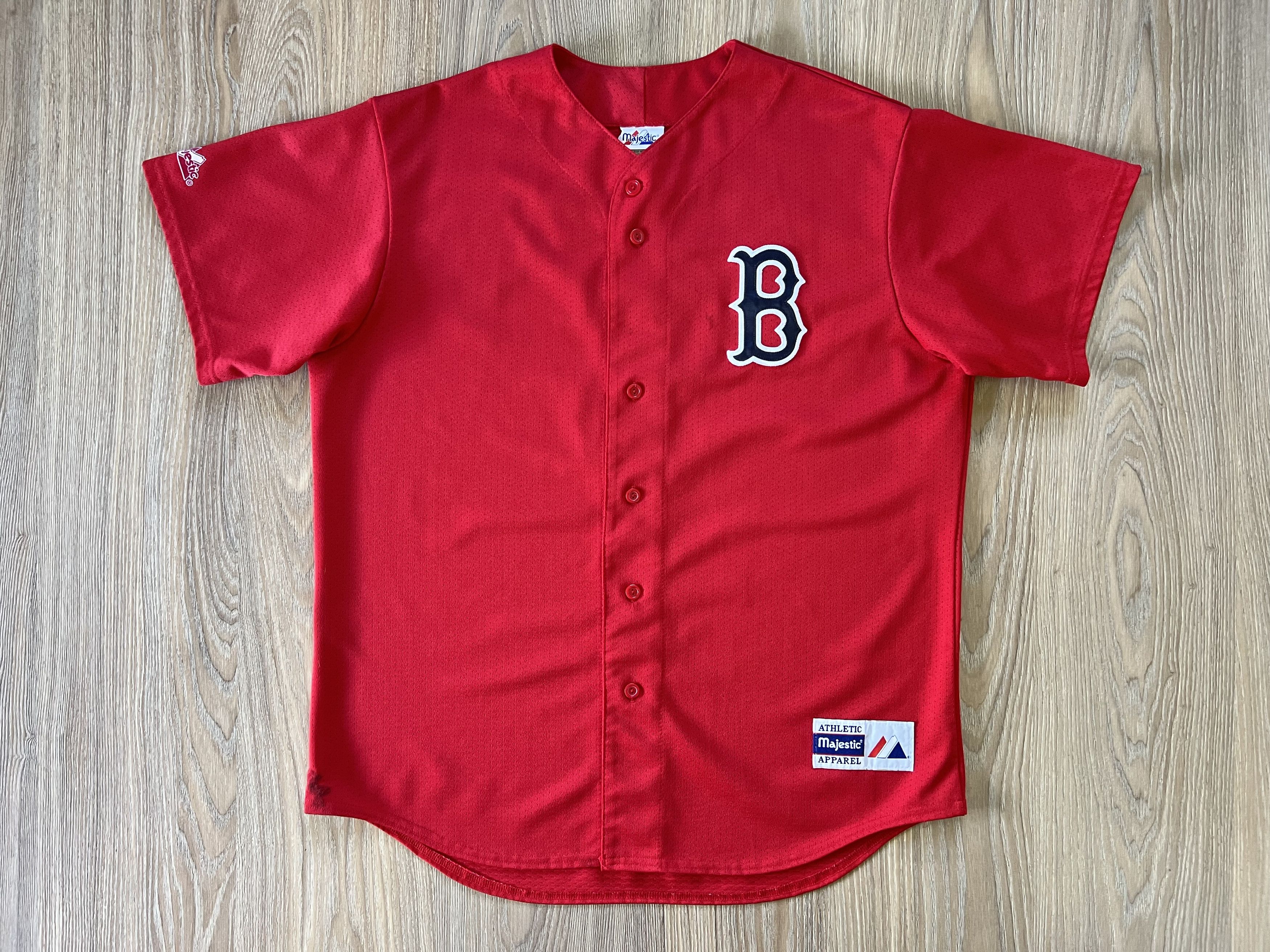 MLB × Majestic Rare Majestic Boston Red Sox Nomar Garciaparra #5 Size US XL / EU 56 / 4 - 3 Thumbnail
