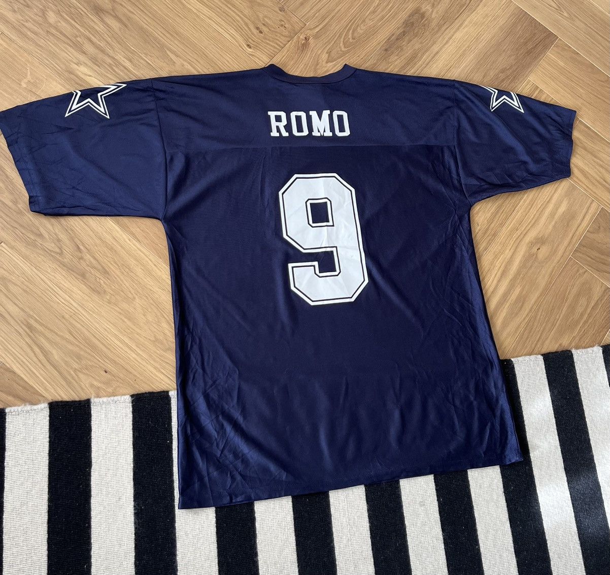 Nike Tony Romo #9 Dallas Cowboys navy blue football jersey Size L Size US L / EU 52-54 / 3 - 7 Thumbnail