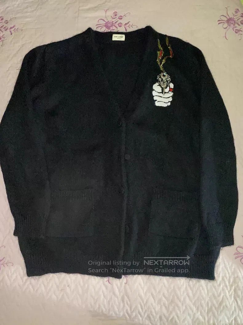 Saint Laurent Paris Saint Laurent Paris Classic sequined mohair wool blend car Size US M / EU 48-50 / 2 - 1 Thumbnail