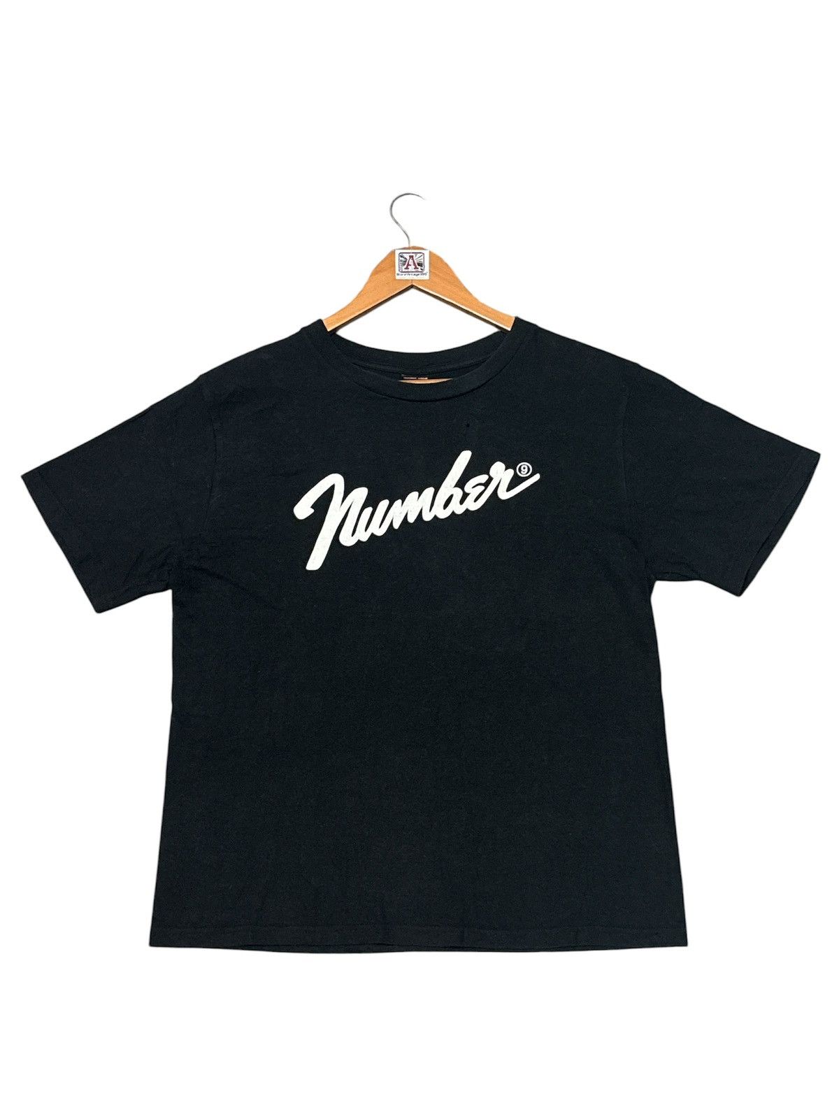 Number (N)ine number nine Fender logo Crushed T-SHIRT | Grailed