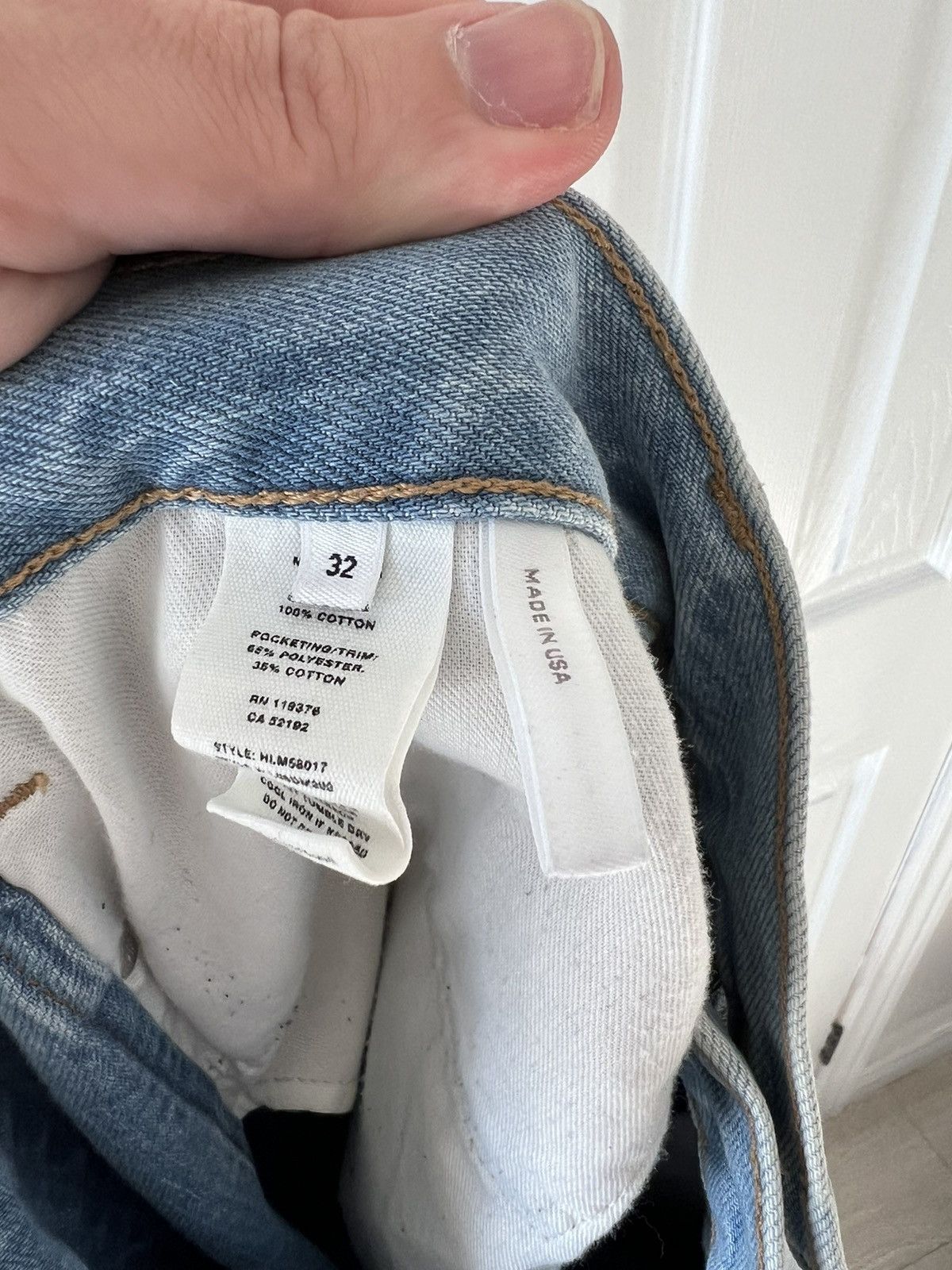 Helmut Lang Helmut Lang 1999 Reissue Inside Out Jeans Size US 32 / EU 48 - 9 Thumbnail