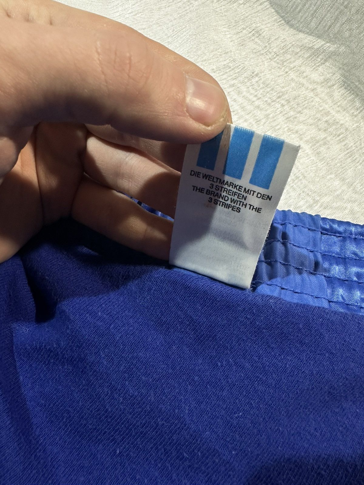 Adidas Vtg 70s Adidas Pinstripe Sprinter Shorts West in Germany Size US 34 / EU 50 - 11 Thumbnail