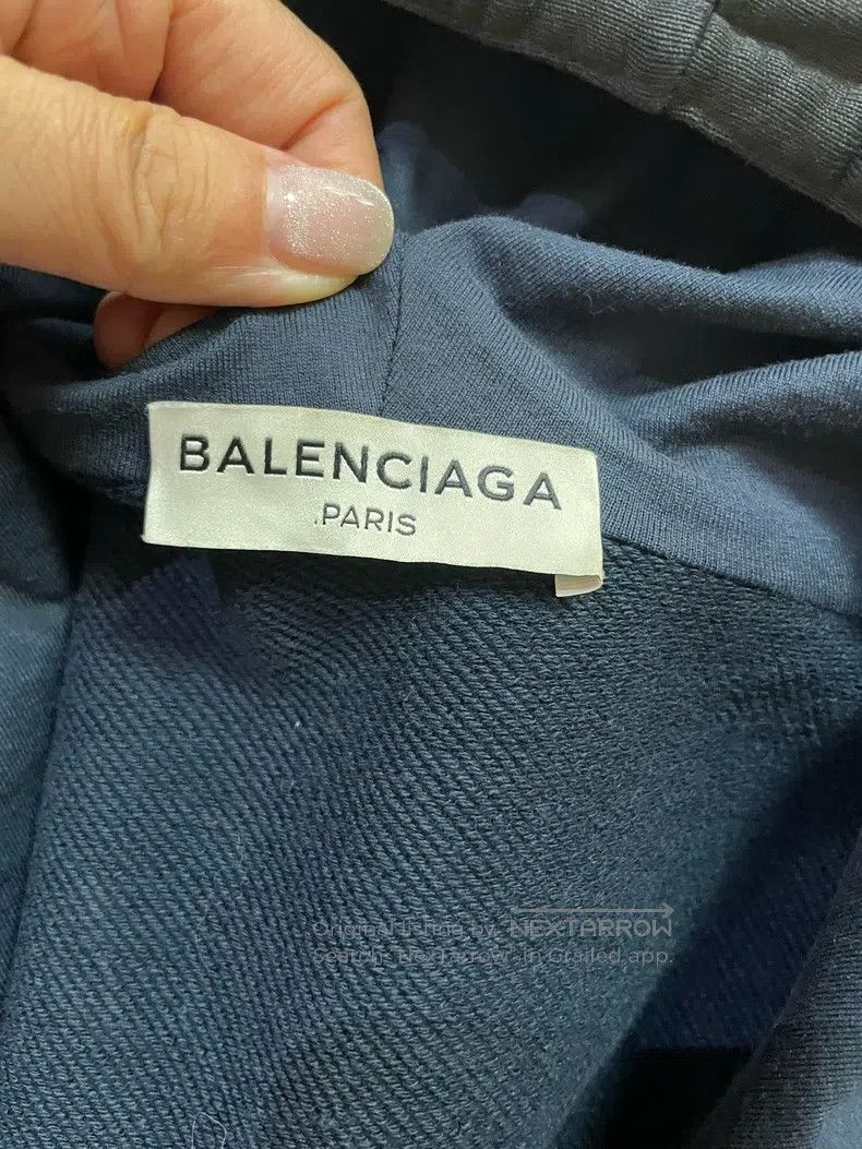 Balenciaga Balenciaga Open Front Hooded Sweatshirt Size US S / EU 44-46 / 1 - 7 Thumbnail