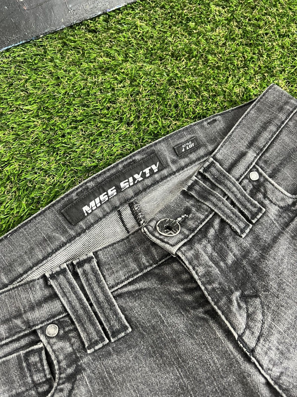Miss Sixty Vintage Miss Sixty Jeans skinny Distressed 00s Low Rice Size 28" / US 6 / IT 42 - 5 Thumbnail